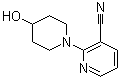 structure of CAS# 916791-19-0, 2-(4-羟基-1-哌啶基)-3-氰基吡啶