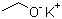 Potassium ethylate molecular structure (CAS 917-58-8)