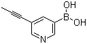 structure of CAS# 917471-30-8, [5-(丙炔-1-基)吡啶-3-基]硼酸