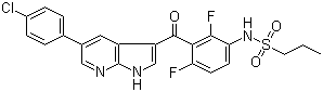 structure of CAS# 918504-65-1, Vemurafenib