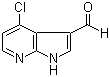 CAS # 918515-16-9, 4-Chloro-3-formyl-7-azaindole, 4-Chloro-1H-pyrrolo[2,3-b]pyridine-3-carbaldehyde