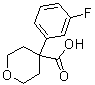 CAS # 919016-93-6, 4-(3-Fluorophenyl)tetrahydro-2H-pyran-4-carboxylic acid