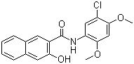 CAS # 92-72-8, N-(2-Hydroxynaphthoyl)-2,4-dimethoxy-5-chloroanilide, N-(5-Chloro-2,4-dimethoxyphenyl)-3-hydroxy-2-naphthalenecarboxamide