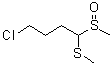 CAS # 920492-33-7, 4-Chloro-1-methylsulfinyl-1-methylthiobutane, 4-Chloro-1-(methylsulfinyl)-1-(methylthio)butane