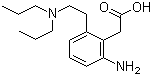 CAS 登录号：920755-10-8, 2-氨基-6-[2-(二丙基氨基)乙基]苯乙酸