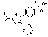CAS # 921617-76-7, 4-[5-(4-Methylphenyl)-3-(trifluoromethyl)-1H-pyrazol-1-yl]benzenesulfonic acid