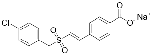 structure of CAS# 922139-31-9, 瑞昔洛韦钠