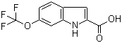 structure of CAS# 923259-70-5, 6-三氟甲氧基-1H-吲哚-2-羧酸
