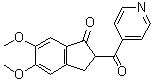 CAS # 923571-15-7, 2,3-Dihydro-5,6-dimethoxy-2-(4-pyridinylcarbonyl)-1H-inden-1-one