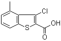 structure of CAS# 923772-93-4, 3-氯-4-甲基苯并[b]噻吩-2-羧酸