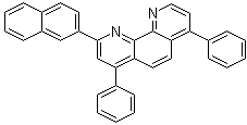 2-(2-Naphthalenyl)-4,7-diphenyl-1,10-phenanthroline molecular structure (CAS 923972-84-3)