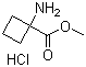 structure of CAS# 92398-47-5, 1-氨基环丁烷羧酸甲酯盐酸盐