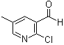 structure of CAS# 92444-99-0, 2-Chloro-5-methylpyridine-3-carbaldehyde