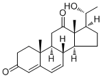 CAS # 924910-83-8, 21-Deoxyneridienone B, (20R)-20-Hydroxypregna-4,6-diene-3,12-dione