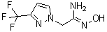 CAS # 925252-82-0, [C(Z)]-N-Hydroxy-3-(trifluoromethyl)-1H-pyrazole-1-ethanimidamide