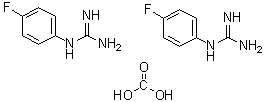 CAS # 925921-40-0, Carbonic acid compd. with N-(4-fluorophenyl)guanidine (1:2)