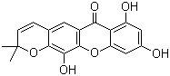 CAS # 92609-77-3, 7,9,12-Trihydroxy-2,2-dimethyl-2H,6H-pyrano[3,2-b]xanthen-6-one