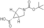 structure of CAS# 927679-54-7, (1alpha,5alpha,6alpha)-3-氮杂双环[3.1.0]己烷-3,6-二甲酸 3-叔丁酯