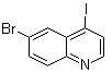 structure of CAS# 927801-23-8, 6-溴-4-碘喹啉