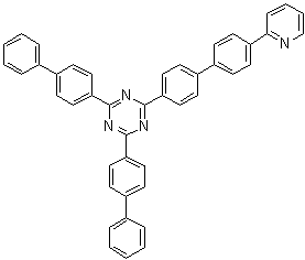 structure of CAS# 927898-49-5, 2,4-Bis(biphenyl-4-yl)-6-[4'-(2-pyridyl)biphenyl-4-yl]-1,3,5-triazine