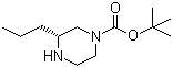 structure of CAS# 928025-57-4, (3R)-3-丙基-1-哌嗪甲酸叔丁酯