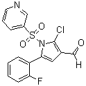 CAS # 928324-80-5, 2-Chloro-5-(2-fluorophenyl)-1-[(pyridin-3-yl)sulfonyl]-1H-pyrrole-3-carboxaldehyde