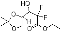 CAS # 928797-50-6, Ethyl 3-(2,2-dimethyl-1,3-dioxolan-4-yl)-2,2-difluoro-3-hydroxypropionate