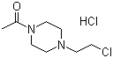CAS 登录号：92928-18-2, 1-乙酰基-4-(2-氯乙基)哌嗪盐酸盐