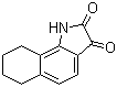 structure of CAS# 92952-46-0, 6,7,8,9-四氢-1H-苯并[g]吲哚-2,3-二酮