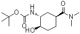 CAS 登录号：929693-30-1, [(1R,2R,5S)-5-[(二甲基氨基)羰基]-2-羟基环己基]氨基甲酸叔丁酯