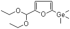 CAS # 92973-57-4, [5-(Diethoxymethyl)-2-furanyl]trimethylgermane