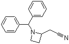 CAS 登录号：92992-32-0, 1-(二苯基甲基)-2-氮杂环丁烷乙腈