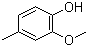 structure of CAS# 93-51-6, 2-Methoxy-4-methylphenol