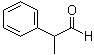 CAS # 93-53-8, Hydratropic aldehyde, (&plusmn;)-2-Phenylpropionaldehyde, (&plusmn;)-Hydratropic aldehyde, (&plusmn;)-alpha-Phenylpropionaldehyde, 2-Phenylpropanal, 2-Phenylpropanaldehyde, 2-Phenylpropionaldehyde, Cumene aldehyde, Hyacinthal, Hydratropic aldehyde, NSC 5231, alpha-Formylethylbenzene, alpha-Methyl-alpha-toluic aldehyde, alpha-Methylbenzeneacetaldehyde