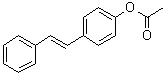 CAS # 93022-30-1, 4-(2-Phenylethenyl)phenol 1-acetate, 4-Stilbenol acetate