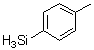 CAS # 931-70-4, 1-Methyl-4-silylbenzene, (p-Methylphenyl)silane, 4-Methyl-1-silylbenzene, 4-Tolylsilane, p-Tolylsilane