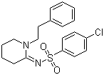 4-Chloro-N-[1-(2-phenylethyl)-2-piperidinylidene]benzenesulfonamide molecular structure (CAS 93100-99-3)