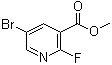 structure of CAS# 931105-37-2, 5-溴-2-氟-3-吡啶羧酸甲酯