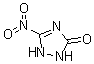 structure of CAS# 932-64-9, 1,2-二氢-5-硝基-3H-1,2,4-三唑-3-酮