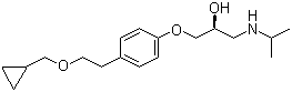 CAS # 93221-48-8, (-)-Betaxolol, (S)-(-)-Betaxolol, (S)-Betaxolol, Levobetaxolol, (S)-1-[4-[2-(Cyclopropylmethoxy)ethyl]phenoxy]-3-[(1-methylethyl)amino]-2-propanol