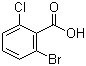 2-Bromo-6-chlorobenzoic acid molecular structure (CAS 93224-85-2)