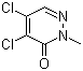 CAS # 933-76-6, 4,5-Dichloro-2-methyl-2H-pyridazin-3-one, 4,5-Dichloro-2-methyl-3(2H)-pyridazinone, 4,5-Dichloro-2-methylpyridazin-3(2H)-one