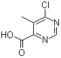 CAS # 933702-12-6, 6-Chloro-5-methyl-4-pyrimidinecarboxylic acid