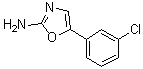 structure of CAS# 933722-39-5, 5-(3-氯苯基)-2-恶唑胺