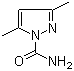 3,5-Dimethylpyrazole-1-carboxamide molecular structure (CAS 934-48-5)