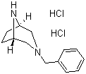 structure of CAS# 93428-54-7, 3-(苯基甲基)-3,8-二氮杂双环[3.2.1]辛烷二盐酸盐