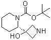 CAS # 934666-39-4, (S)-2-(3-Hydroxyazetidin-3-yl)piperidine-1-carboxylic acid tert-butyl ester, 1,1-Dimethylethyl (2S)-2-(3-hydroxyazetidin-3-yl)piperidine-1-carboxylate