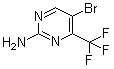 structure of CAS# 935534-47-7, 2-Amino-5-bromo-4-trifluoromethylpyrimidine