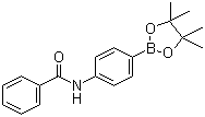 CAS # 935660-75-6, [4-(Benzoylamino)phenyl]boronic acid pinacol ester, N-[4-(4,4,5,5-Tetramethyl-1,3,2-dioxaborolan-2-yl)phenyl]benzamide