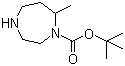 structure of CAS# 935843-93-9, 7-甲基-1,4-二氮杂环庚烷-1-羧酸叔丁酯